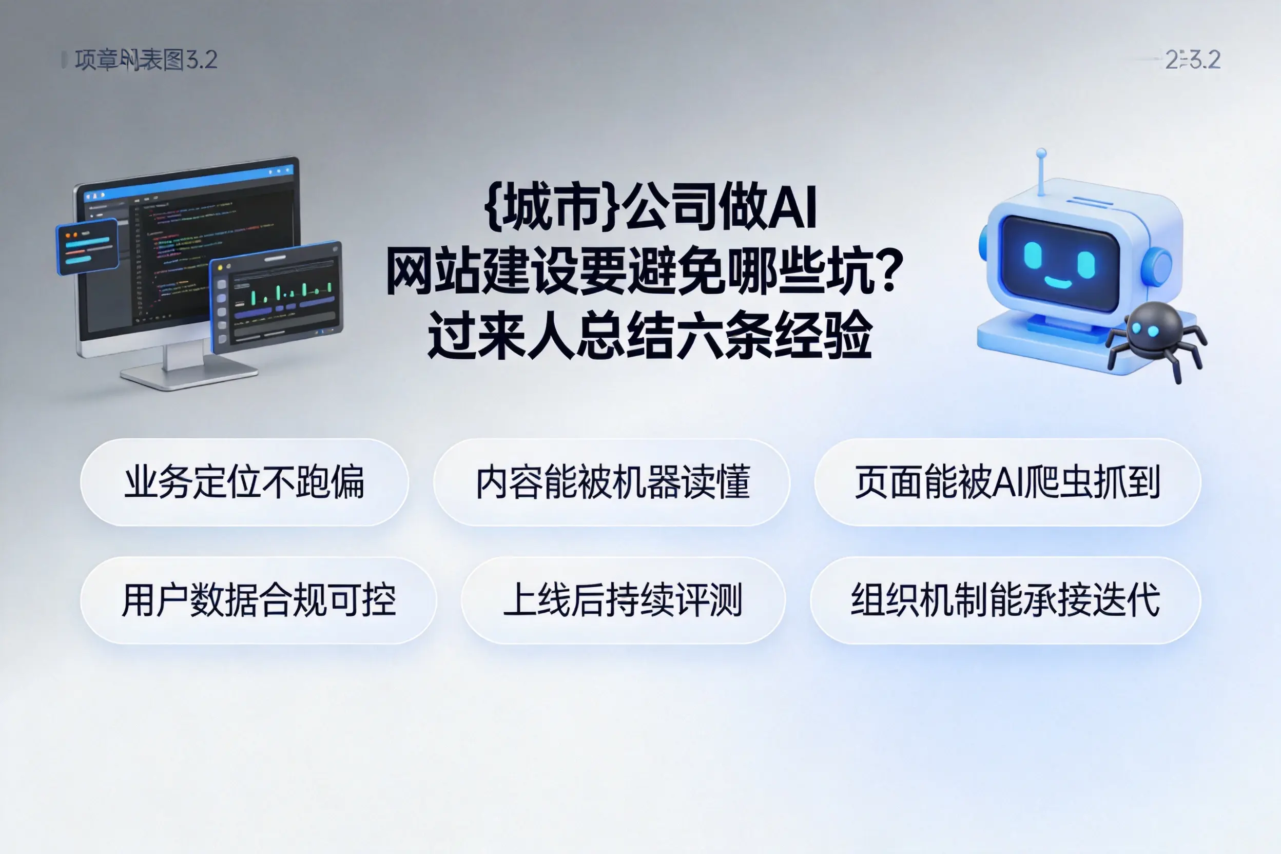 榆林公司做AI网站建设要避免哪些坑？过来人总结六条经验