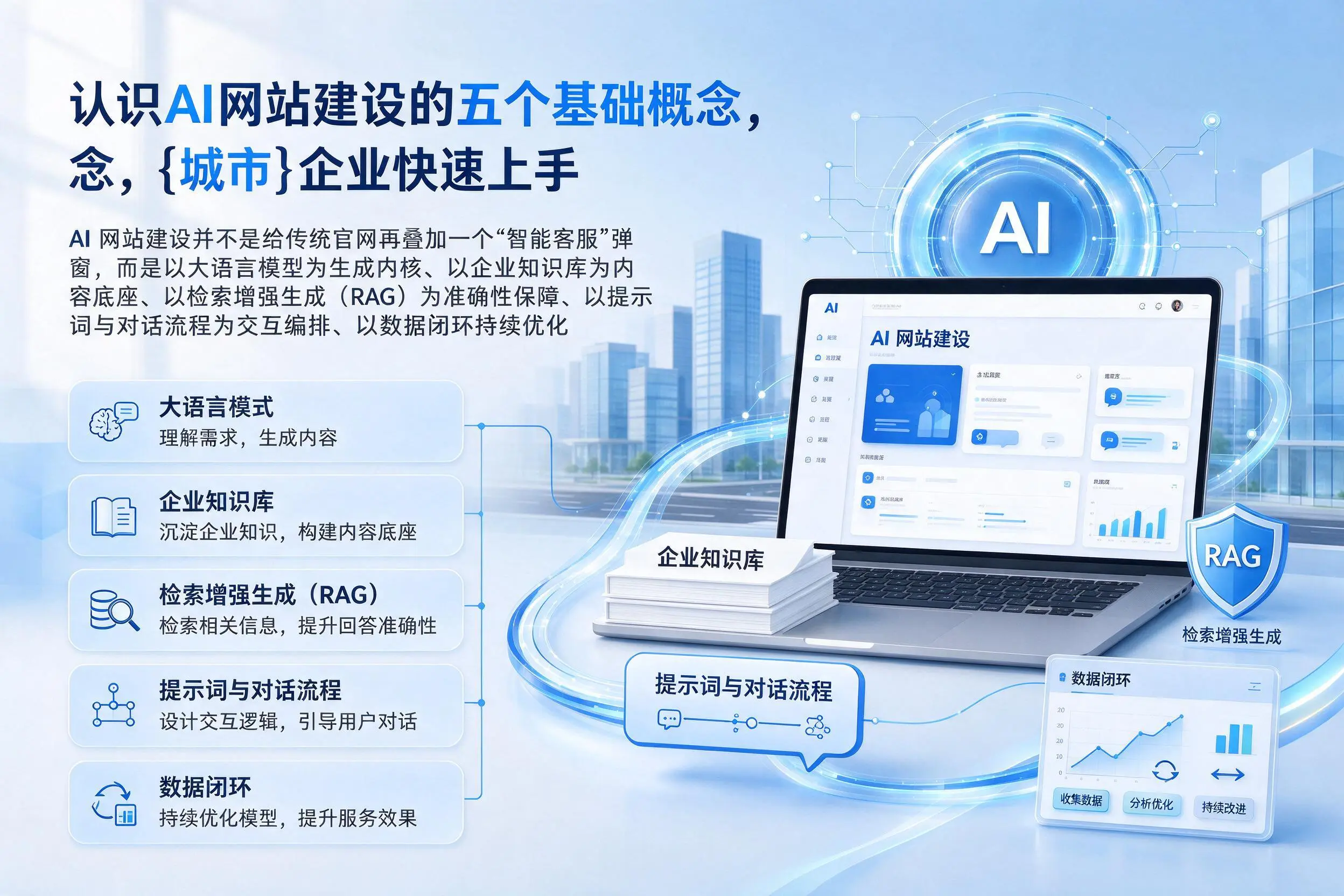 认识AI网站建设的五个基础概念，榆林企业快速上手